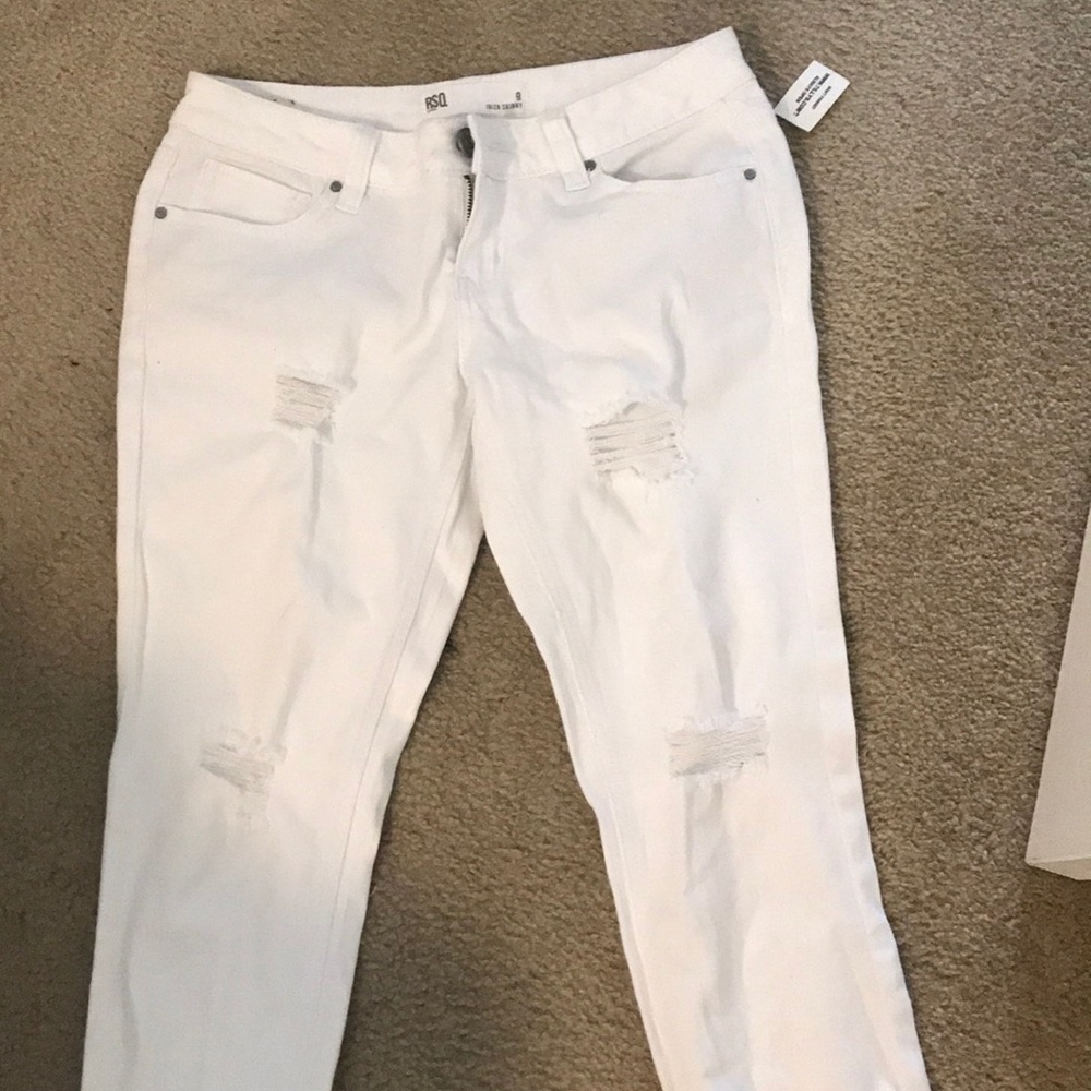 SALE🌟 white skinny ripped denim jeans 👖